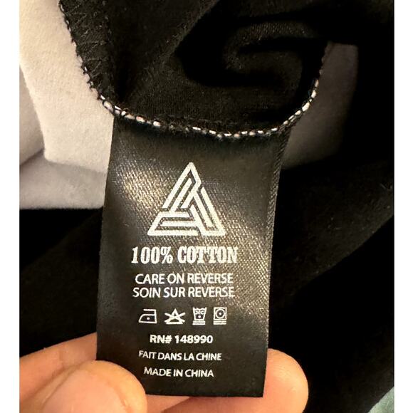 **NWT** BLACK PYRAMID MEN'S BLACK TAN & PINK GRAPHIC TEE SHORT SLEEVE SIZE LARGE - Picture 7 of 9